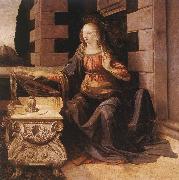 LEONARDO da Vinci Annunciation (detail) sg77 oil painting picture wholesale